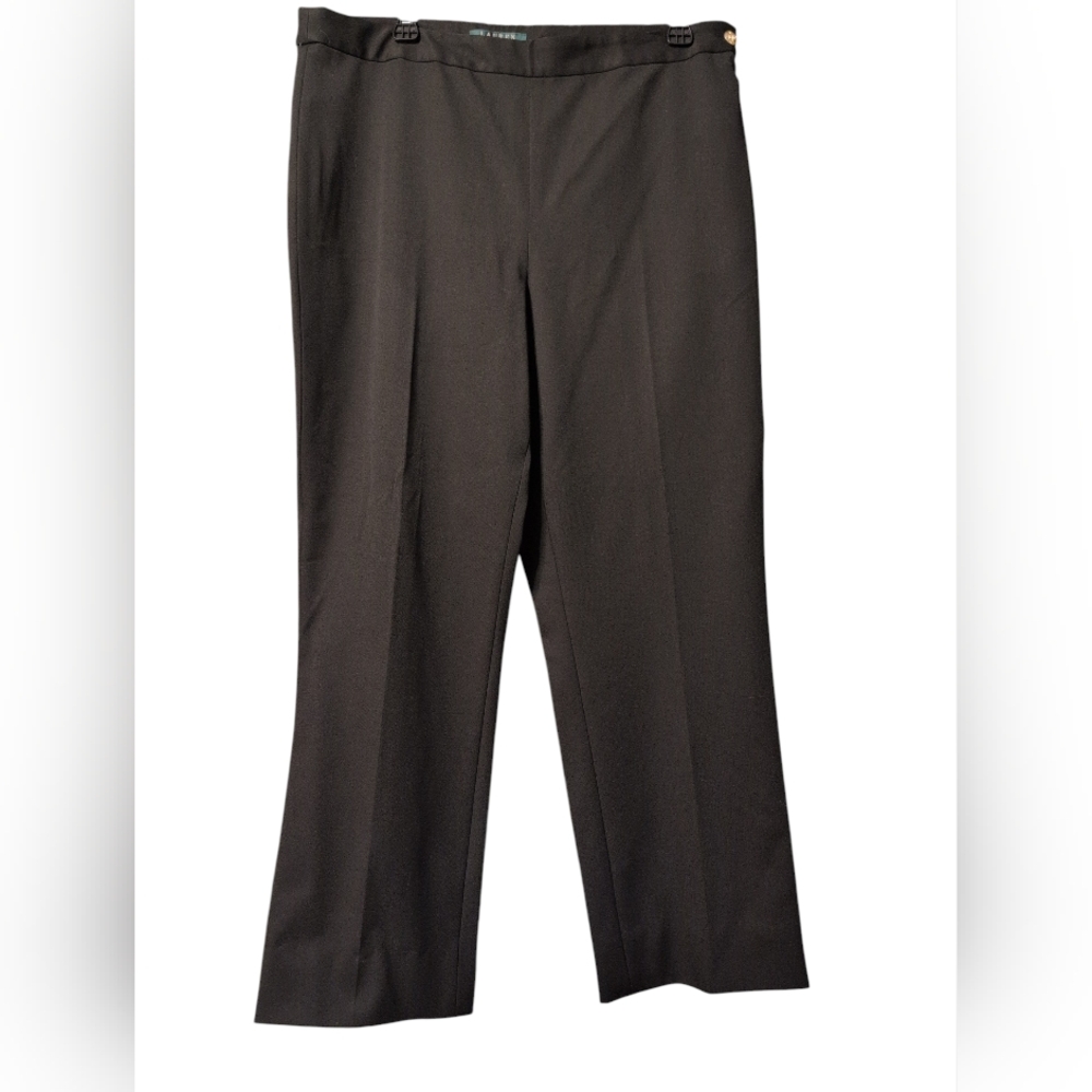 Nwt Lauren Ralph Lauren Green Label Trousers Dress Pants Capri 26 Inseam Size 12